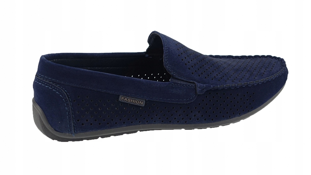 MOKASYNY AŻUROWE MĘSKIE LETNIE PRZEWIEWNE LACZKI Rozmiar 41