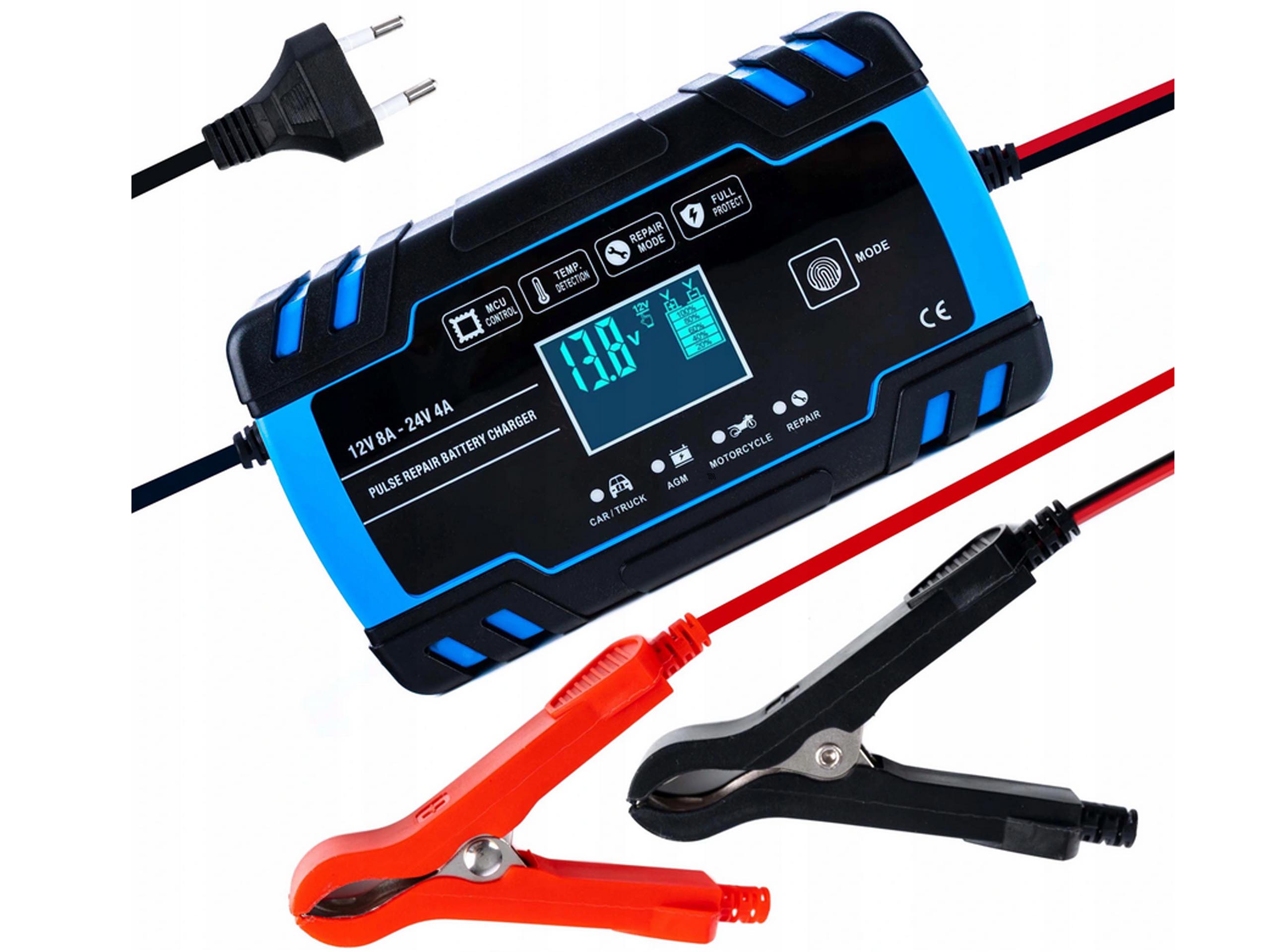 АВТОМАТИЧЕСКИЙ ВЫПРЯМИТЕЛЬ С ФУНКЦИЕЙ РЕМОНТА 12V 24V