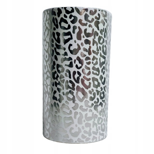 WAZON TUBA W CENTKI SREBRNE H20 CM