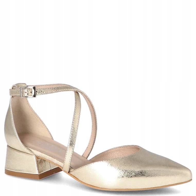 Nízké svatební lodičky Kotyl 9917 Zlaté 41