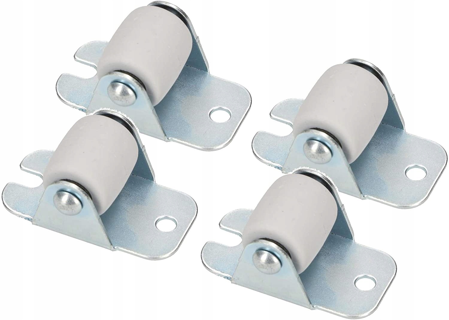 KÓŁKO STAŁE MEBLOWE TRANSPORTOWE ROLKA SZTYWNA GUMA 22 DO MEBLI ZESTAW 4 SZ