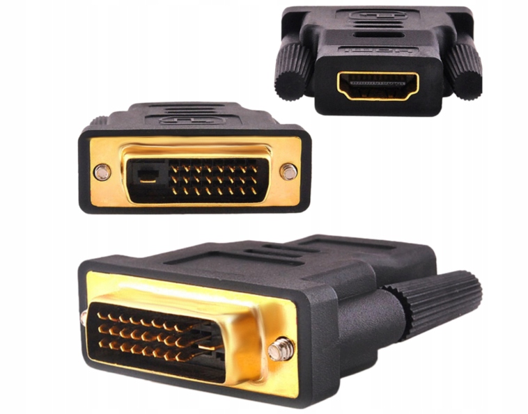 ADAPTER PRZEJŚCIÓWKA KONWERTER DVI - HDMI FullHD
