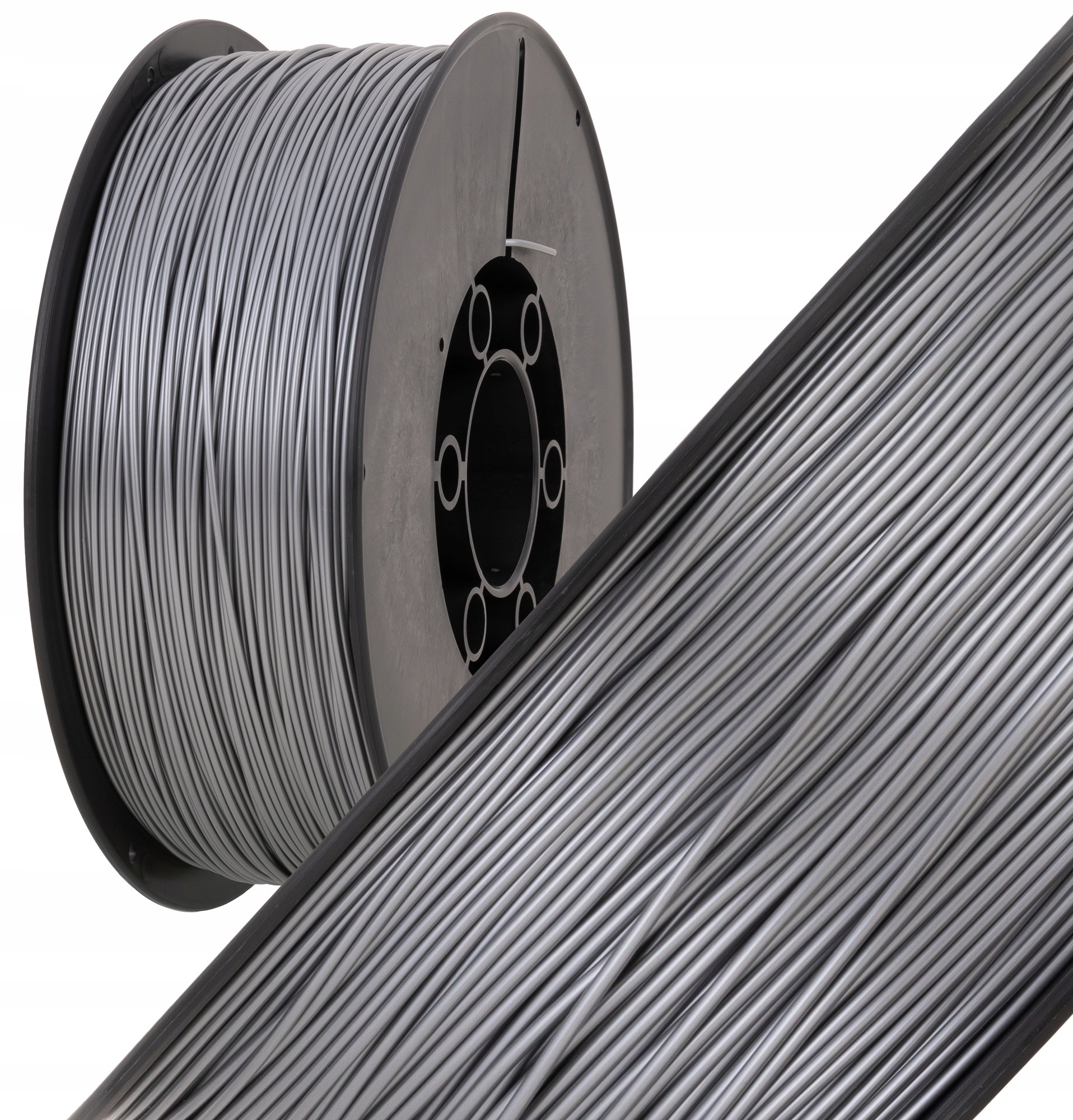

Filament Pla 1,75 mm Srebrny 1kg Plast-Spaw