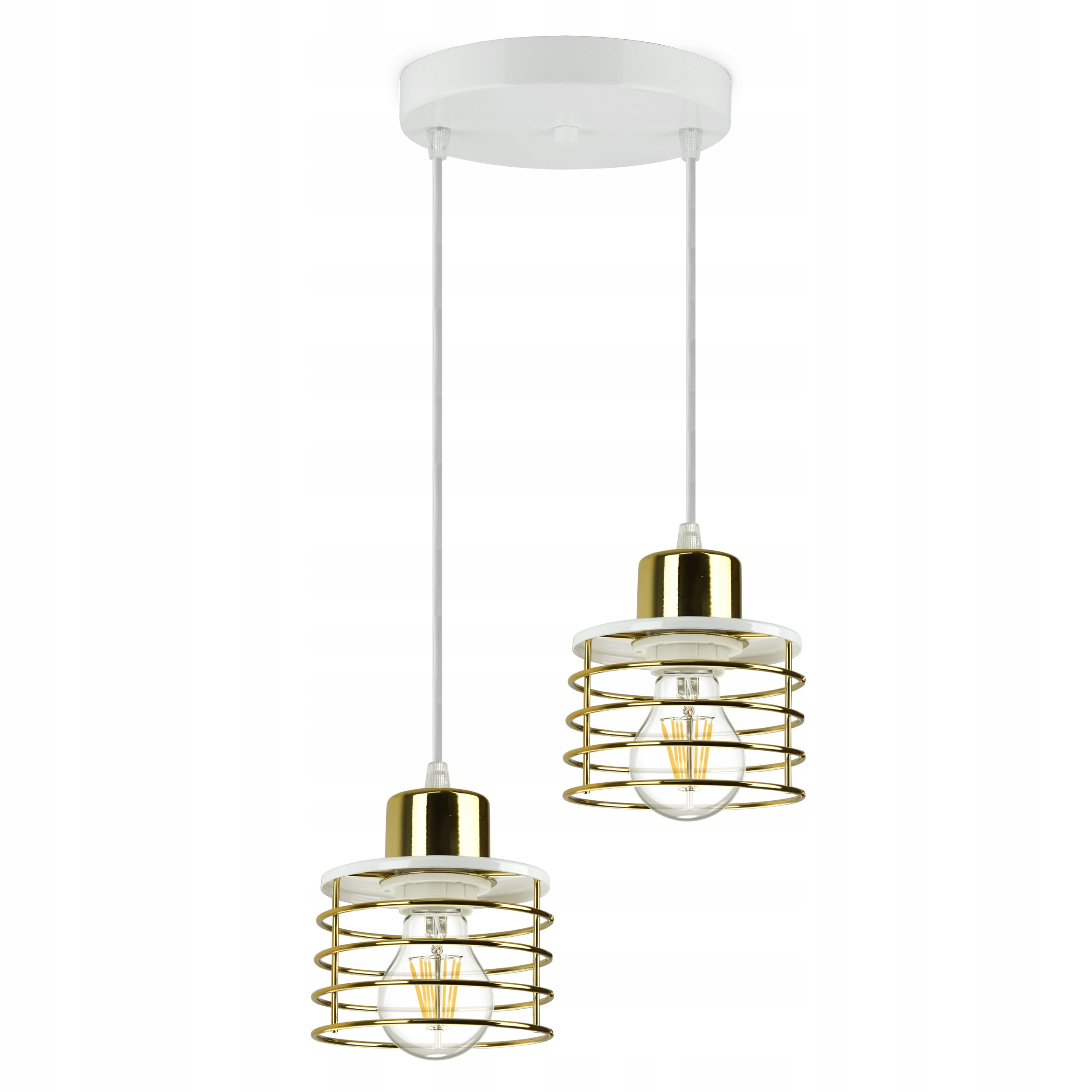 

Lampa Wisząca Żyrandol Glamour Złoty Chrom Miedź
