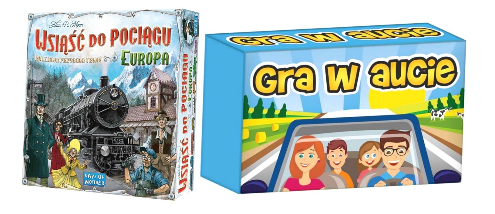 2W1 Gra Wsiąść Do Pociągu Europa Gra W Aucie