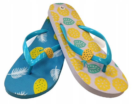 

Klapki Japonki Piankowe Ananasy Damskie R 38 25,00