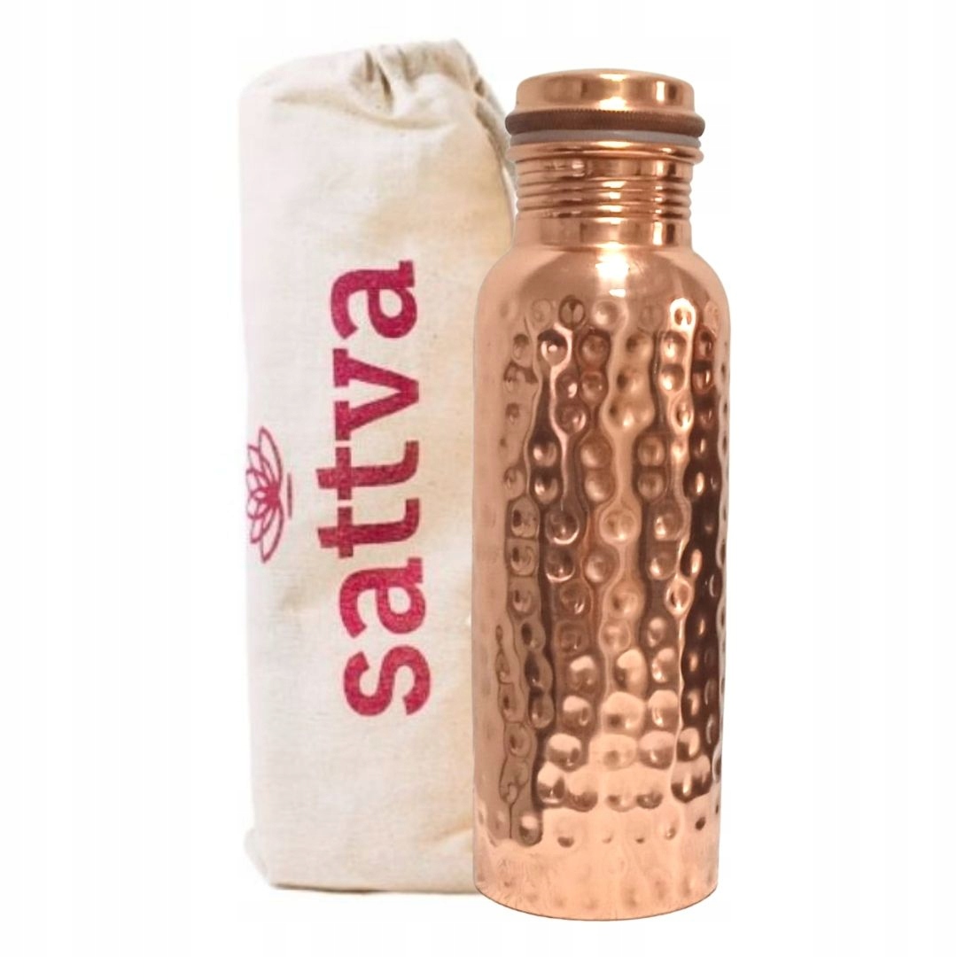 Měděná láhev Hammer 650 ml, nádoba na vodu Sattva
