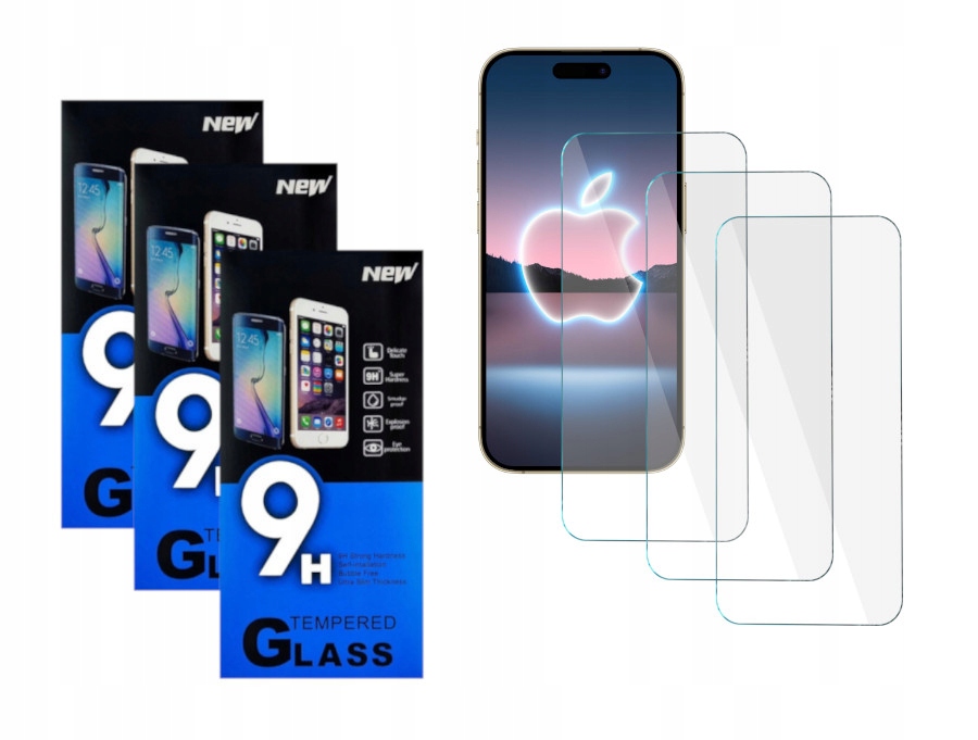 

Szkło Hartowane Szybka Do Iphone 14 Pro 3szt