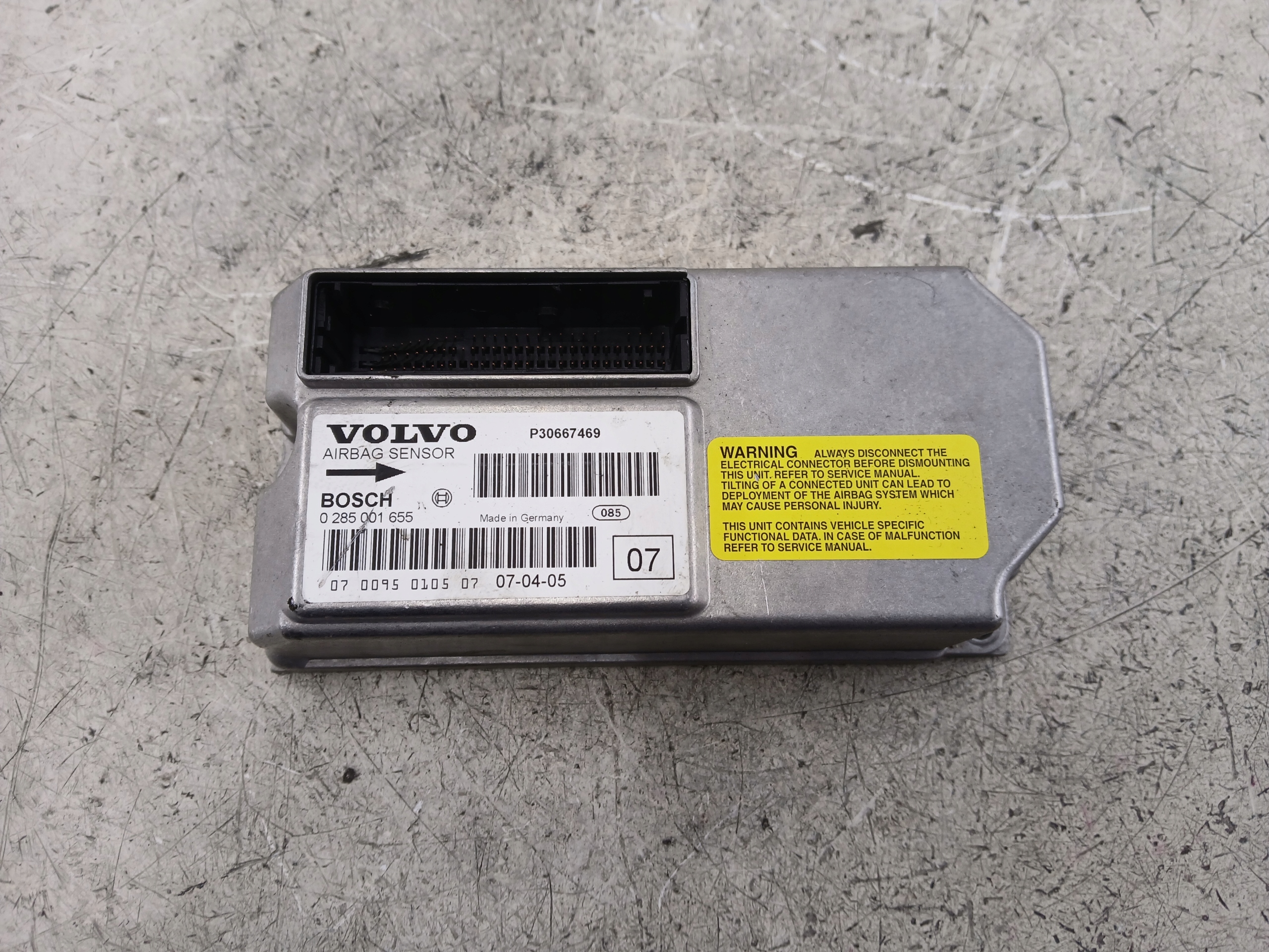 VOLVO V70 II 2.4 D5 SENSOR airbag P30667469