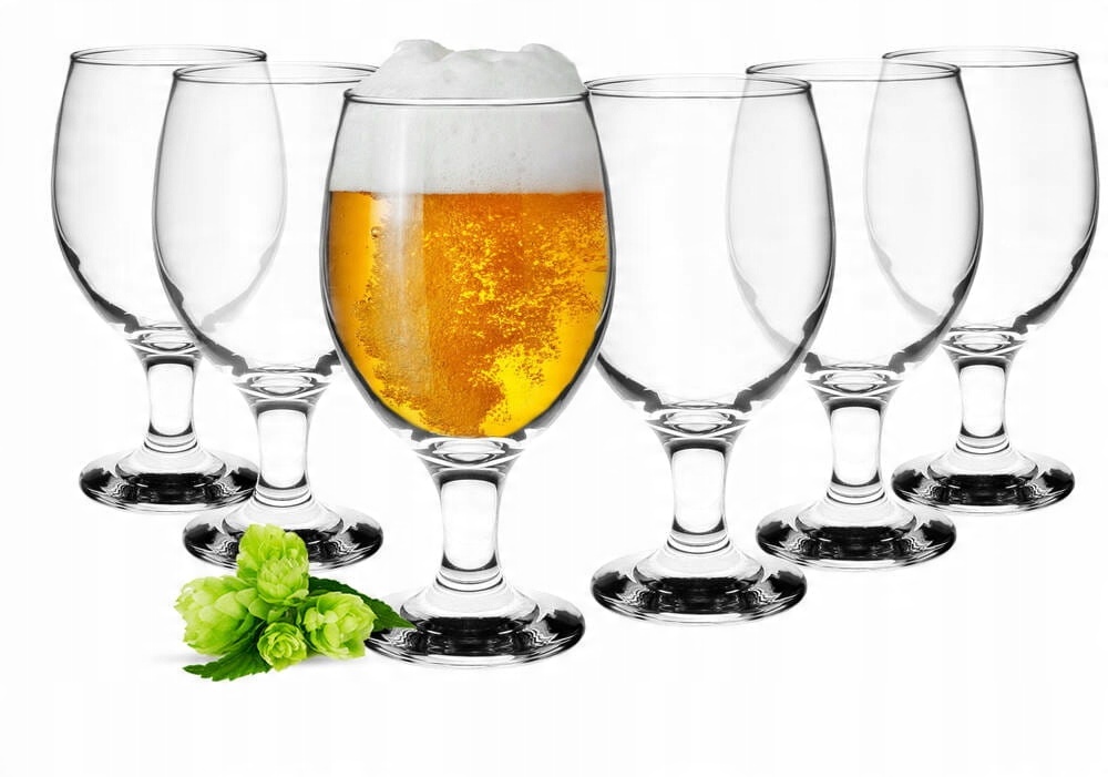 

Szklanki Na Nóżce Pokale 360 ML Zestaw 6 Sztuk