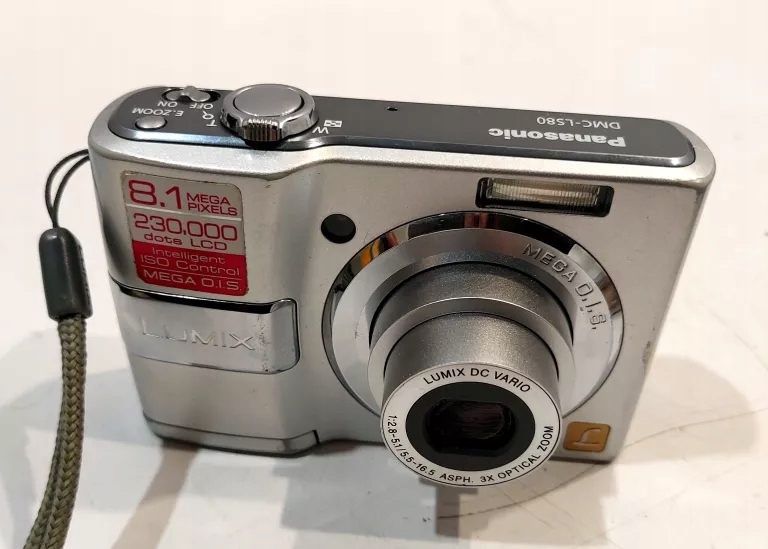 PANASONIC LUMIX DMC- LS80 8,1MPIX APARAT CYFROWY • Cena, Opinie