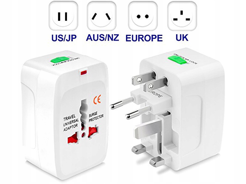 

Przejściówka Adapter podróżny gniazdka uniwersalny