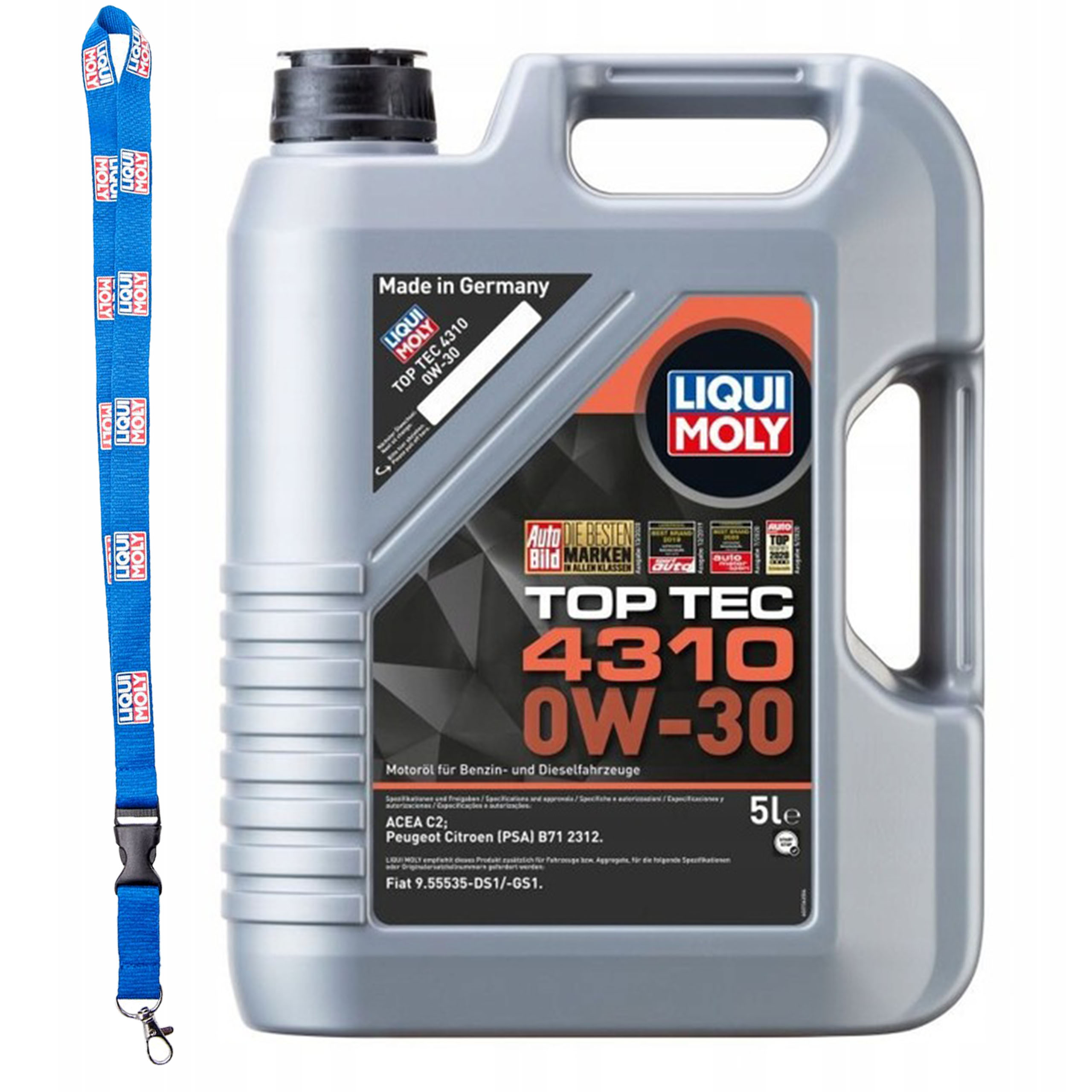 

Liqui Moly 2362 Olej Silnikowy 4310 0W30 5l+ smycz