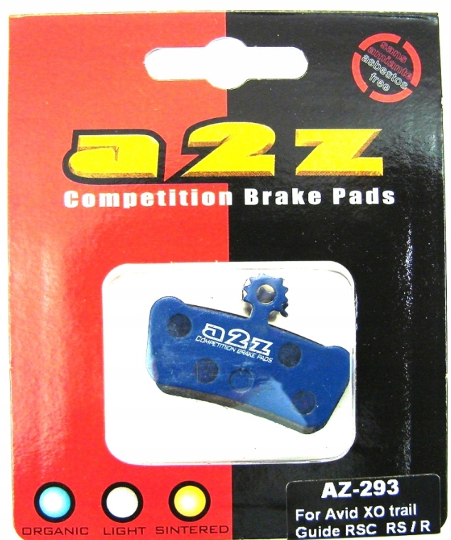 Klocki Hamulcowe A2Z Avid Sram Guide Trail Rsc/rs/r Blue