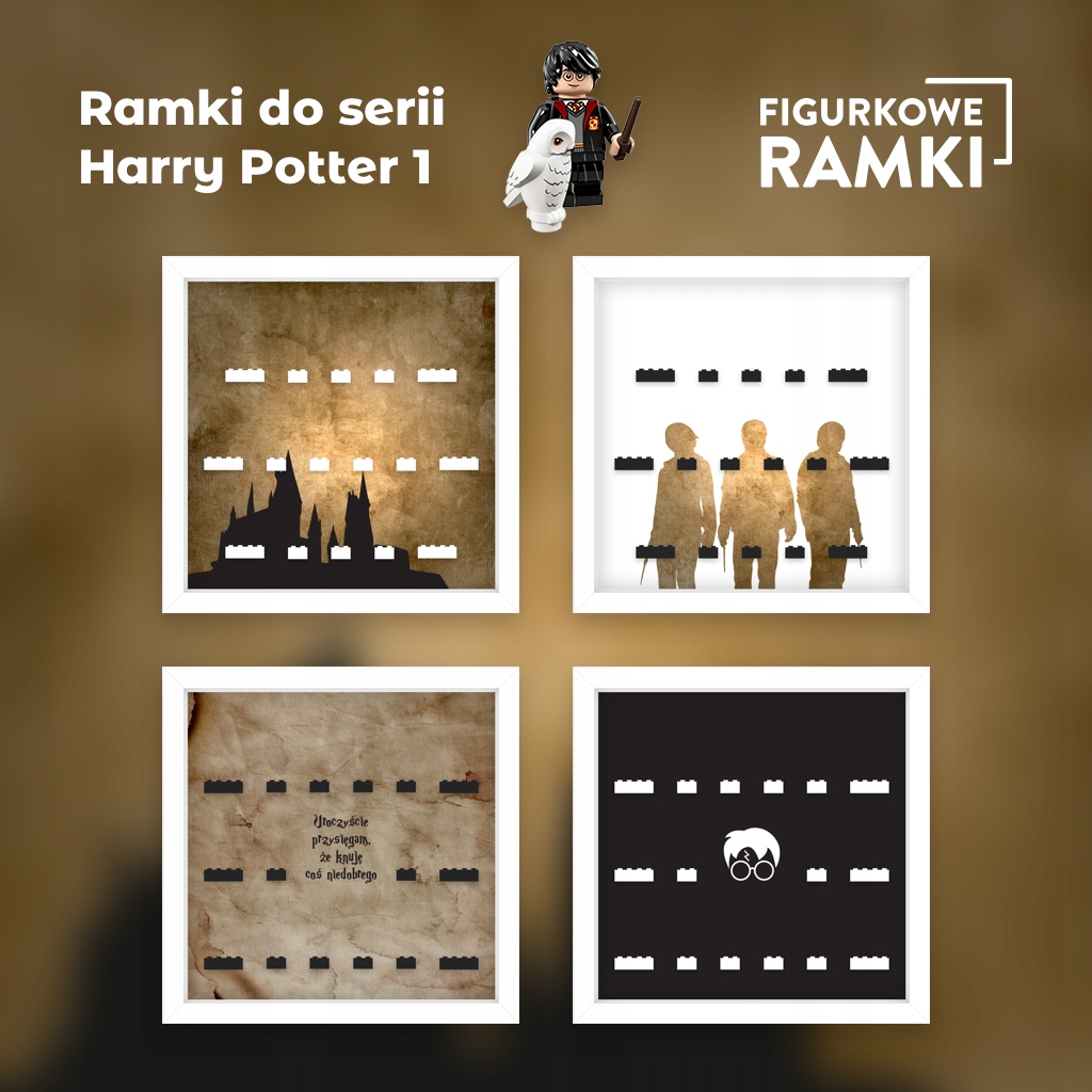RAMKA DO LEGO MINIFIGURES 71022 HARRY POTTER 27CM Marka LEGO
