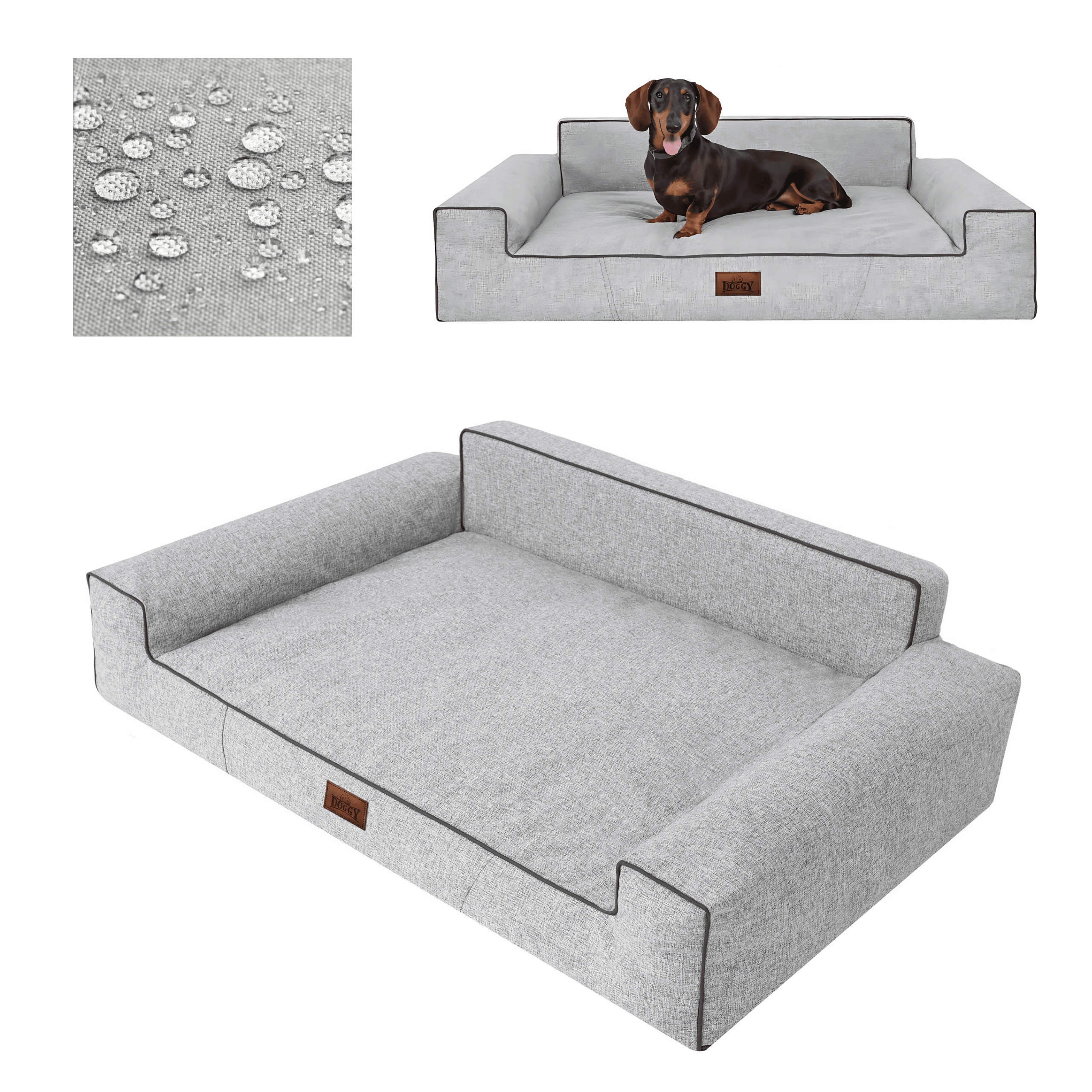 Legowisko dla psa, wodoodporny materac posłanie kojec dla psa L 78x53cm