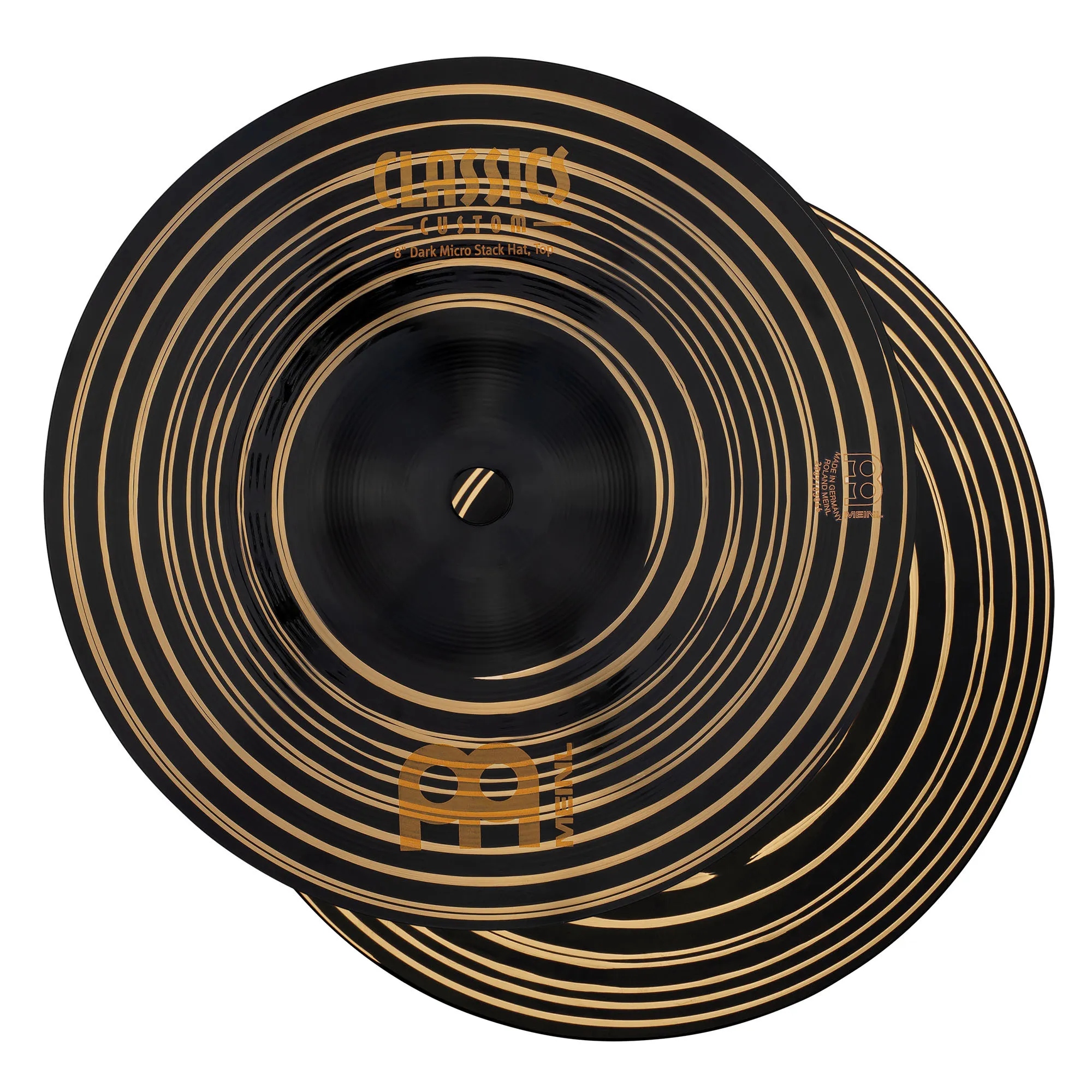 Meinl Classics Custom Dark Micro Stack Hats 8"