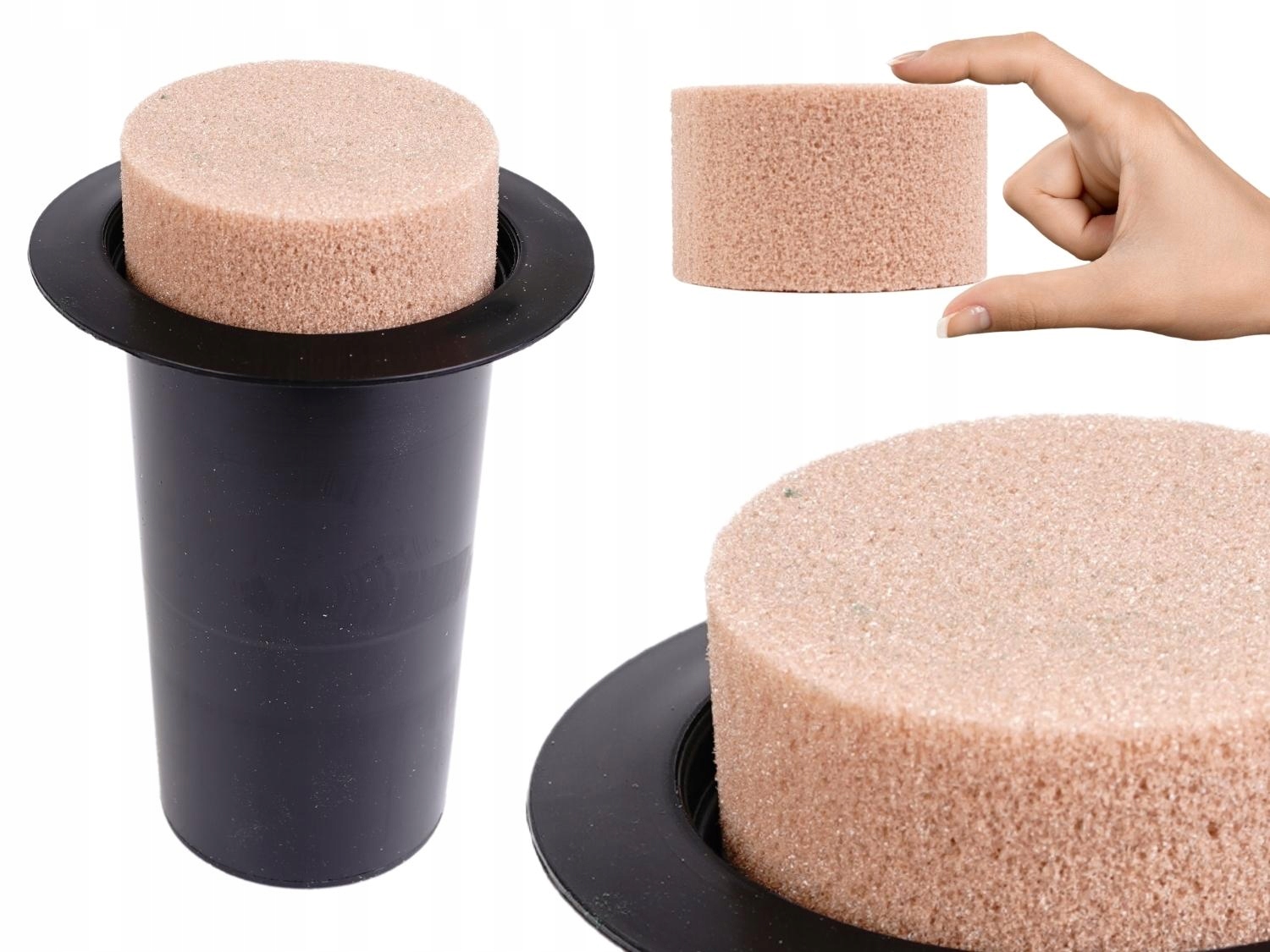 2x SUCHA GĄBKA FLORYSTYCZNA CYLINDER DO KOMPOZYCJI Marka Topoblu