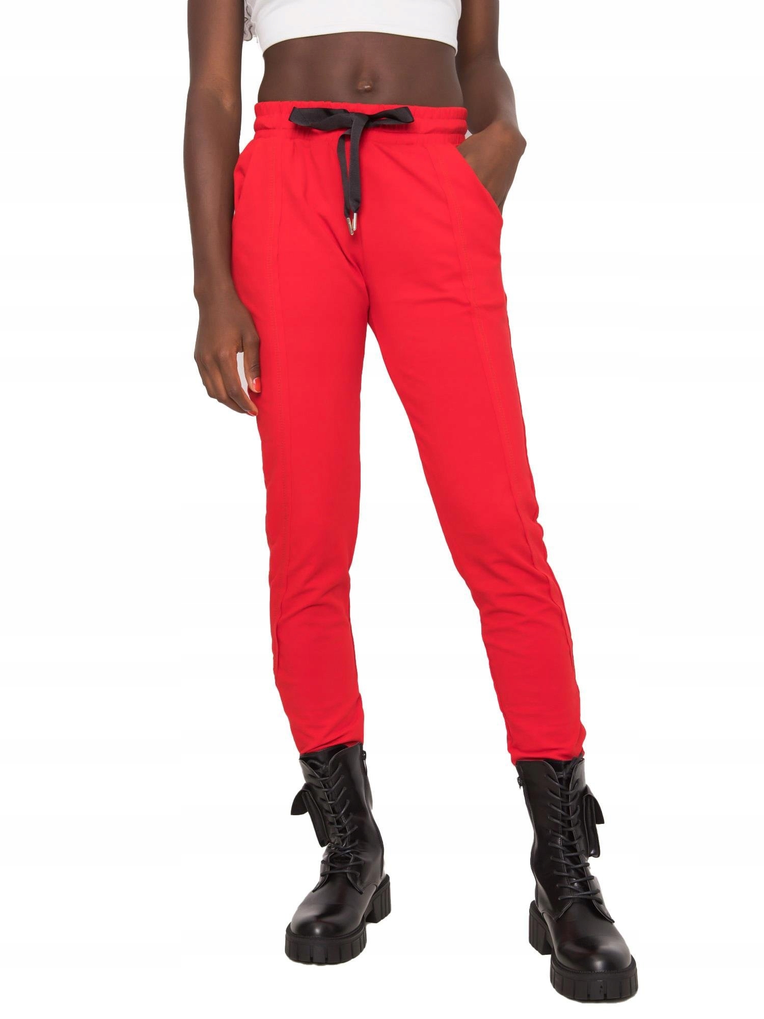 

Bawełniane Spodnie Damskie dresowe Dresy - S