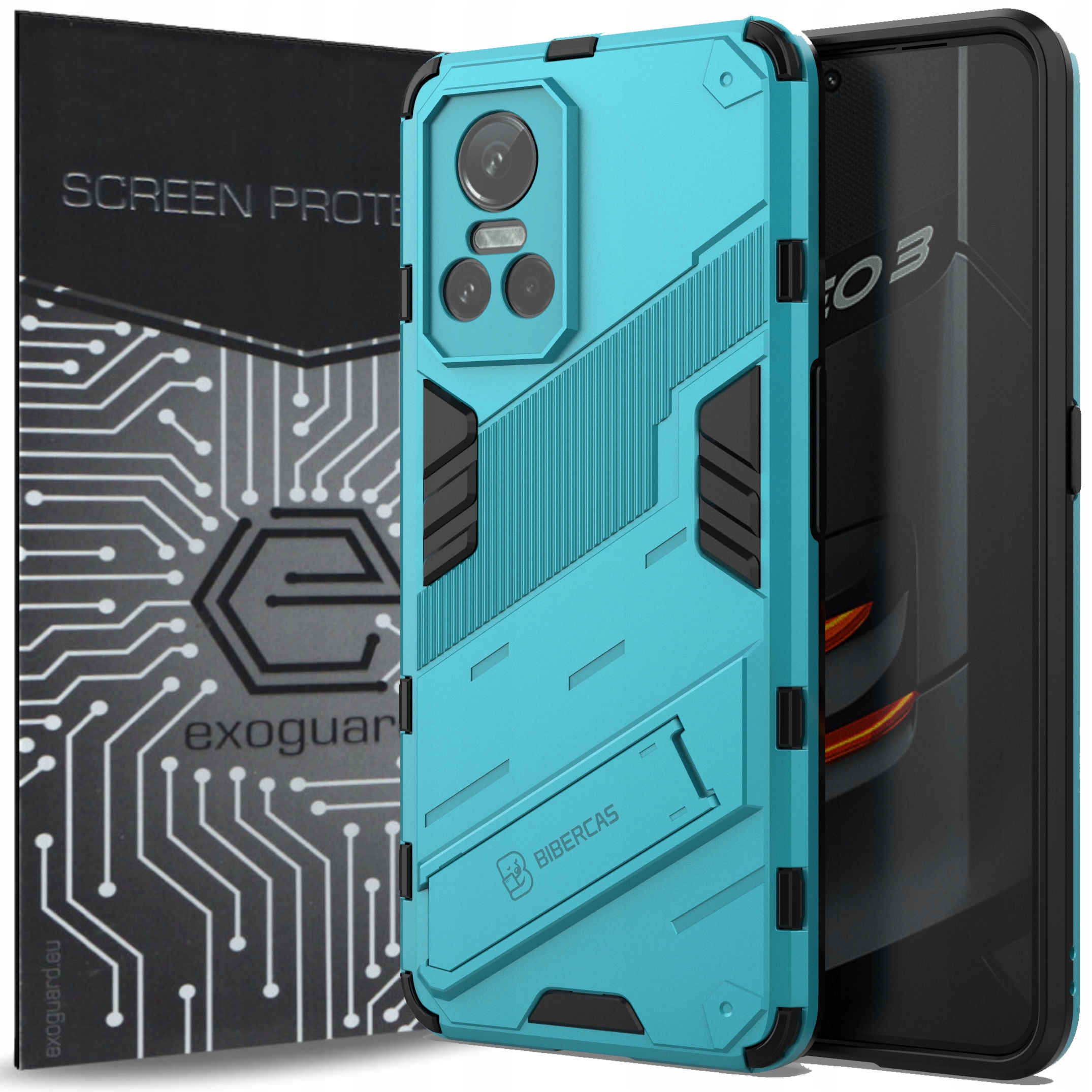 

Obudowa Etui Pancerne+szkło do Realme Gt Neo 3 5G