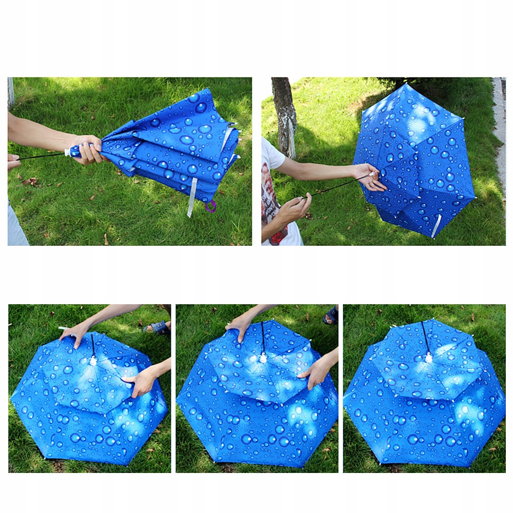 CZAPKA PARASOLKA NA GŁOWĘ WĘDKARSKI KAPELUSZ Model nie