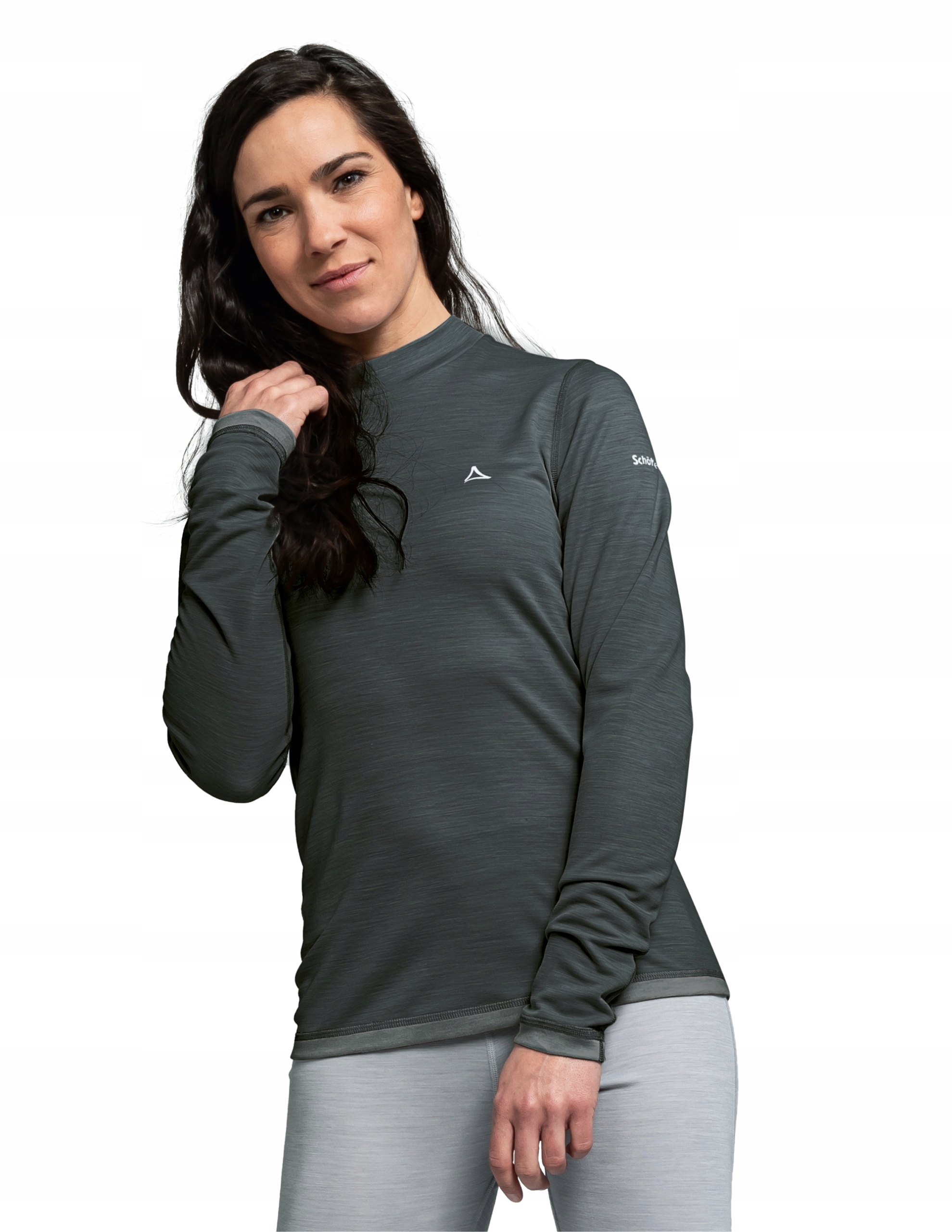Dámské termoaktivní tričko Schöffel Sport Merino M Tmavě šedá