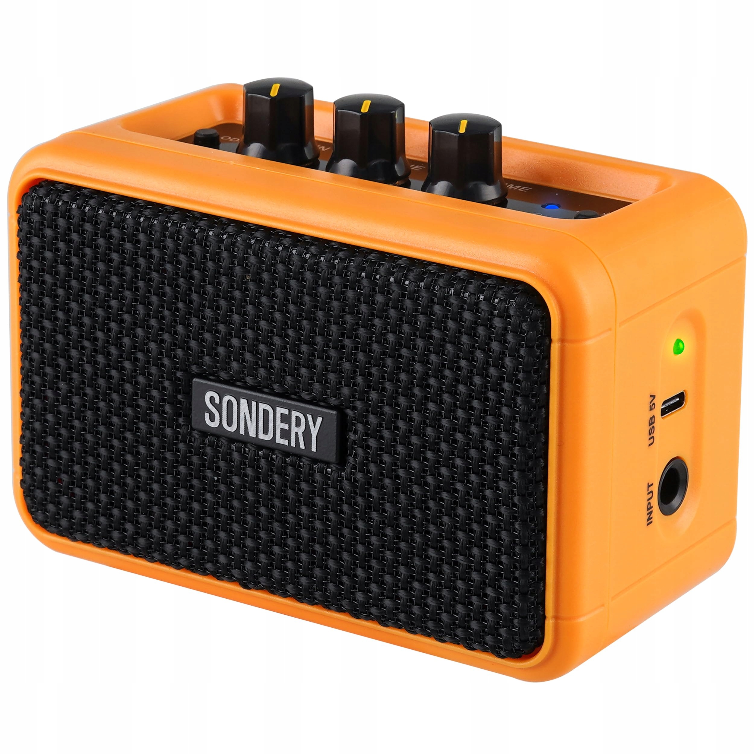 Mini Kytarový Zesilovač Se Dvěma Bluetooth Reproduktory A Sondami