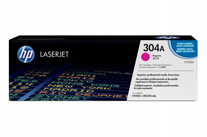 Originálny purpurový toner Hp Color LaserJet CP2025, CM2320 (304A CC533A)