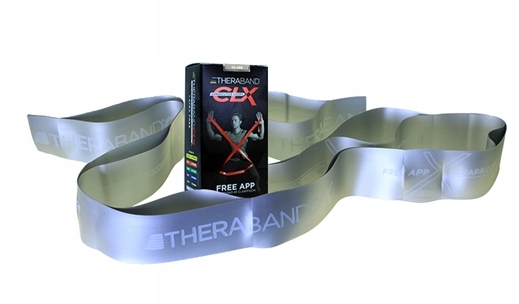 Cvičební Páska CLX 11 Smyček Thera-band Stříbrná