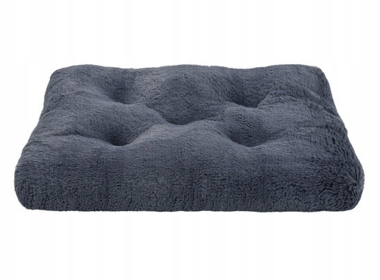 Levně Mimiko Pets Pelíšek Shaggy obdélníkové L 65x45 cm grafitové