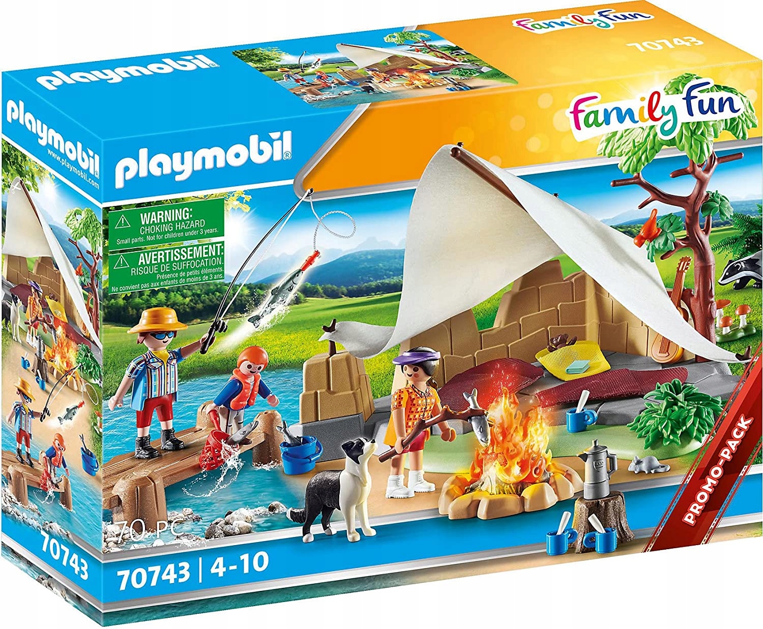 

Playmobil 70743 Rodzina Na Kempingu Family Fun