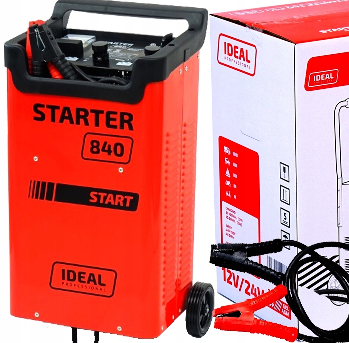 Usměrňovač Ideal Starter 840 Nabíjení a Startování Akumulátorů 12/24V 230V