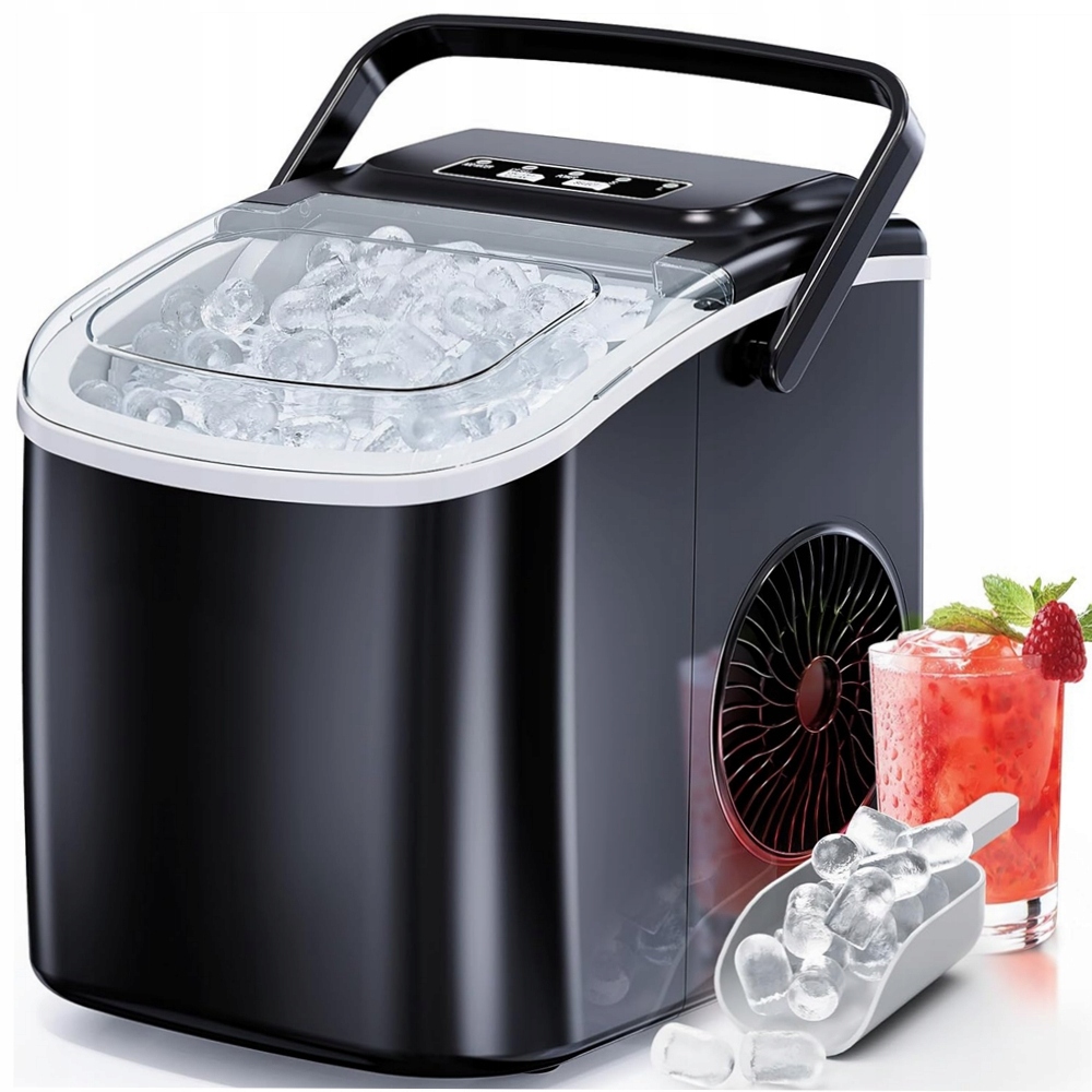 Velký výrobník ledu domácí stroj na kostky 12 kg 95 W expresní led