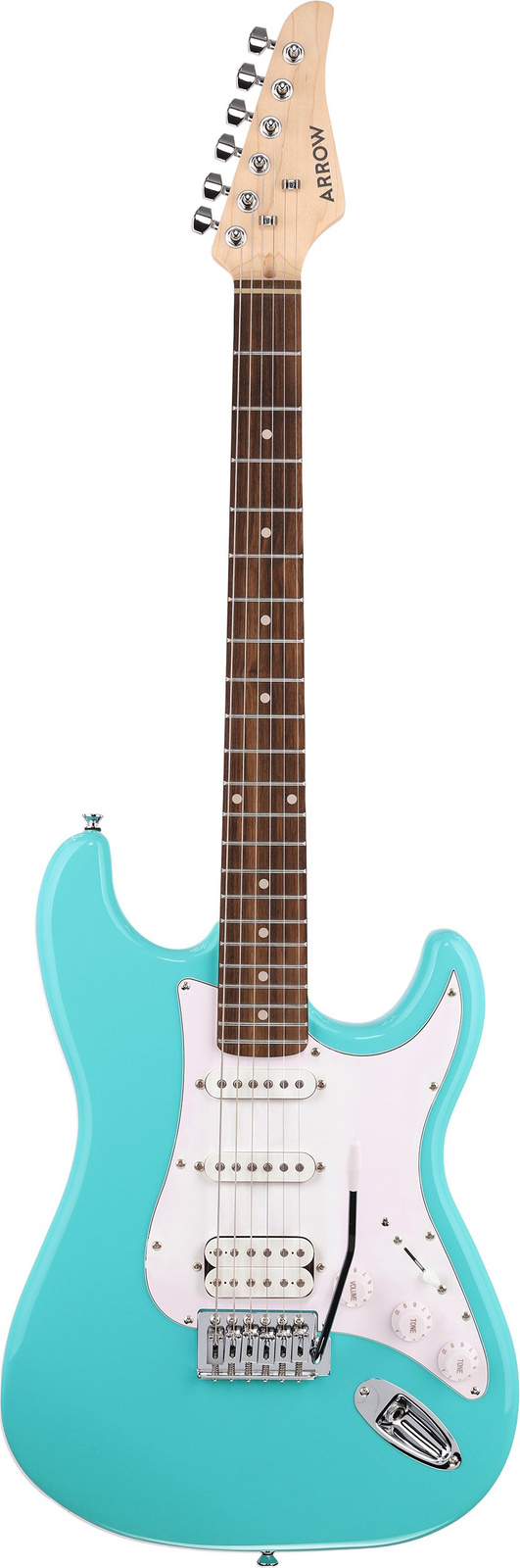 Arrow Tonecaster St 211 Seafoam Rosewood/White – elektrická kytara