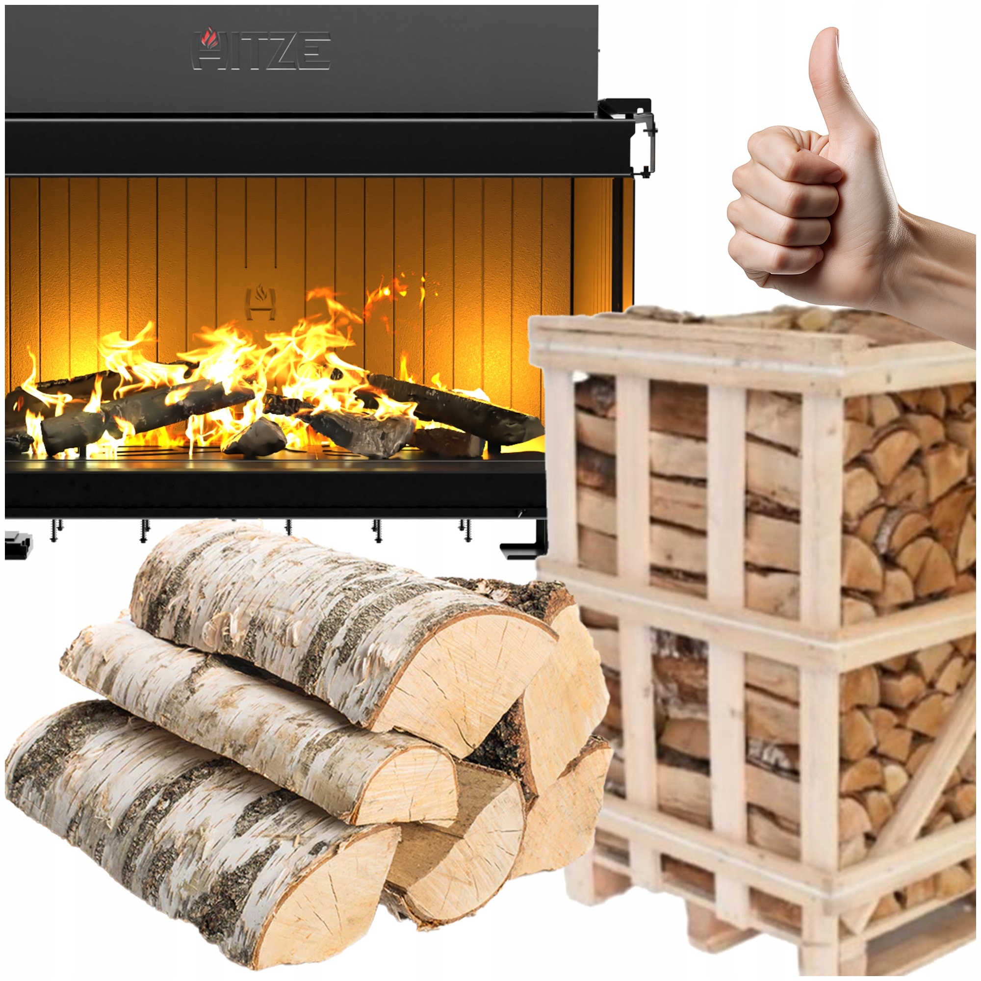 DREWNO OPAŁOWE KOMINKOWE PALETA DO KOMINKA, OGNISKA, WĘDZENIA, OPAŁ, BRZOZA