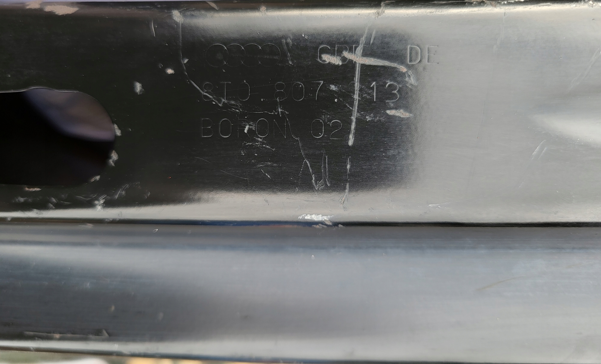 pillar front bumper support AUDI A5 S5 8T SPORTBACK 8T0807813