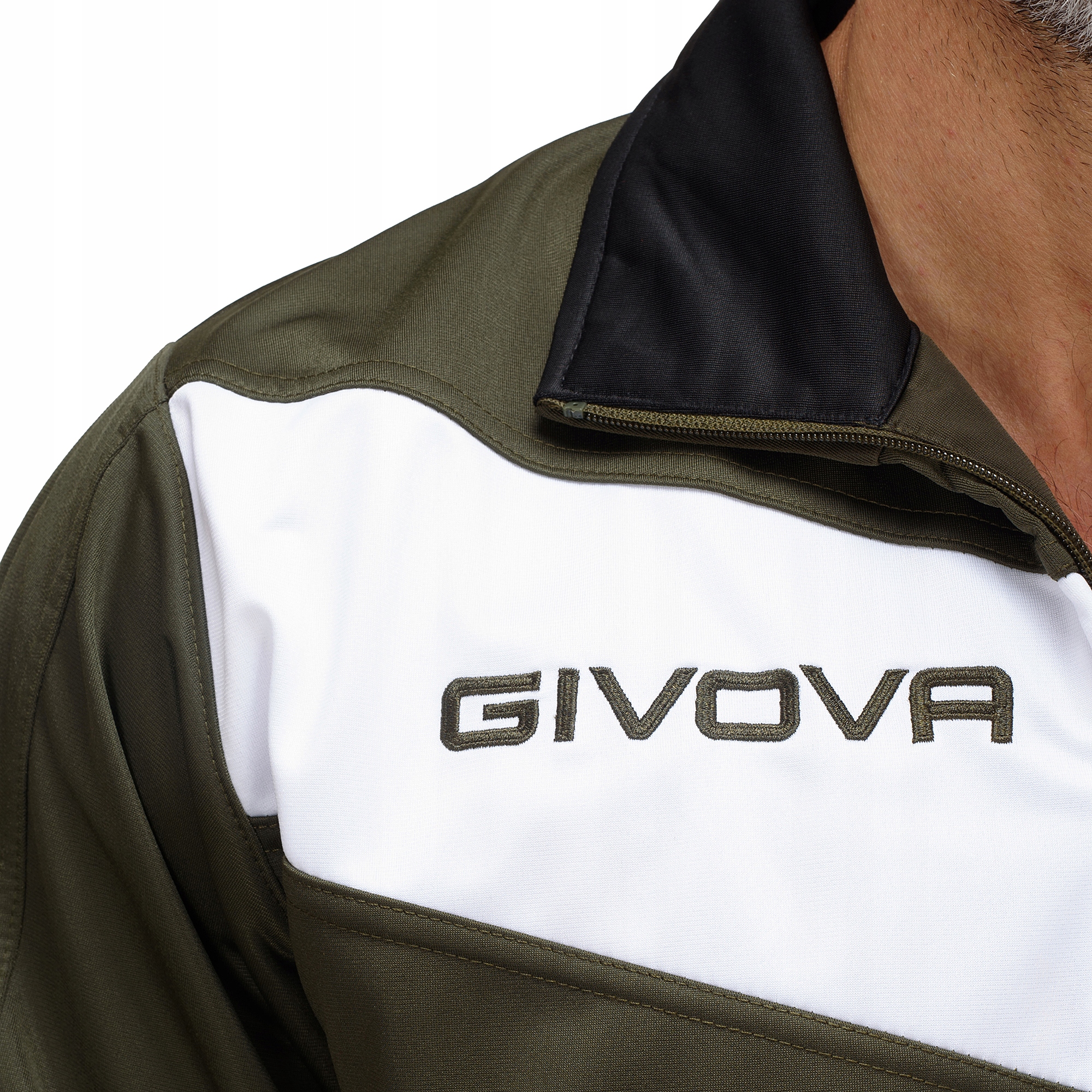 TR018-17 r. L GIVOVA VISA MĘSKI KOMPLET DRESOWY Rękaw długi rękaw