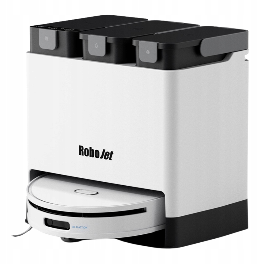 Robot sprzątający mopujący RoboJet Vision Max z pełną automatyzacją