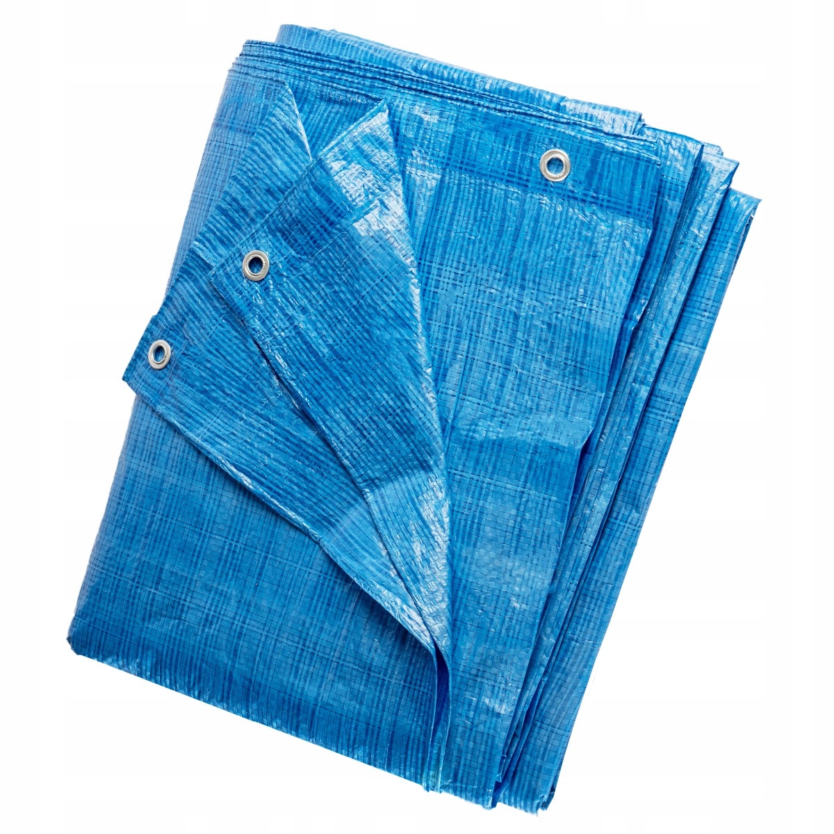 PLANDEKA PLANDEKI 4x6 NIEBIESKA WZMACNIANA 6X4MOCNE OKRYCIE PŁACHTA GRUBA Długość 6 m