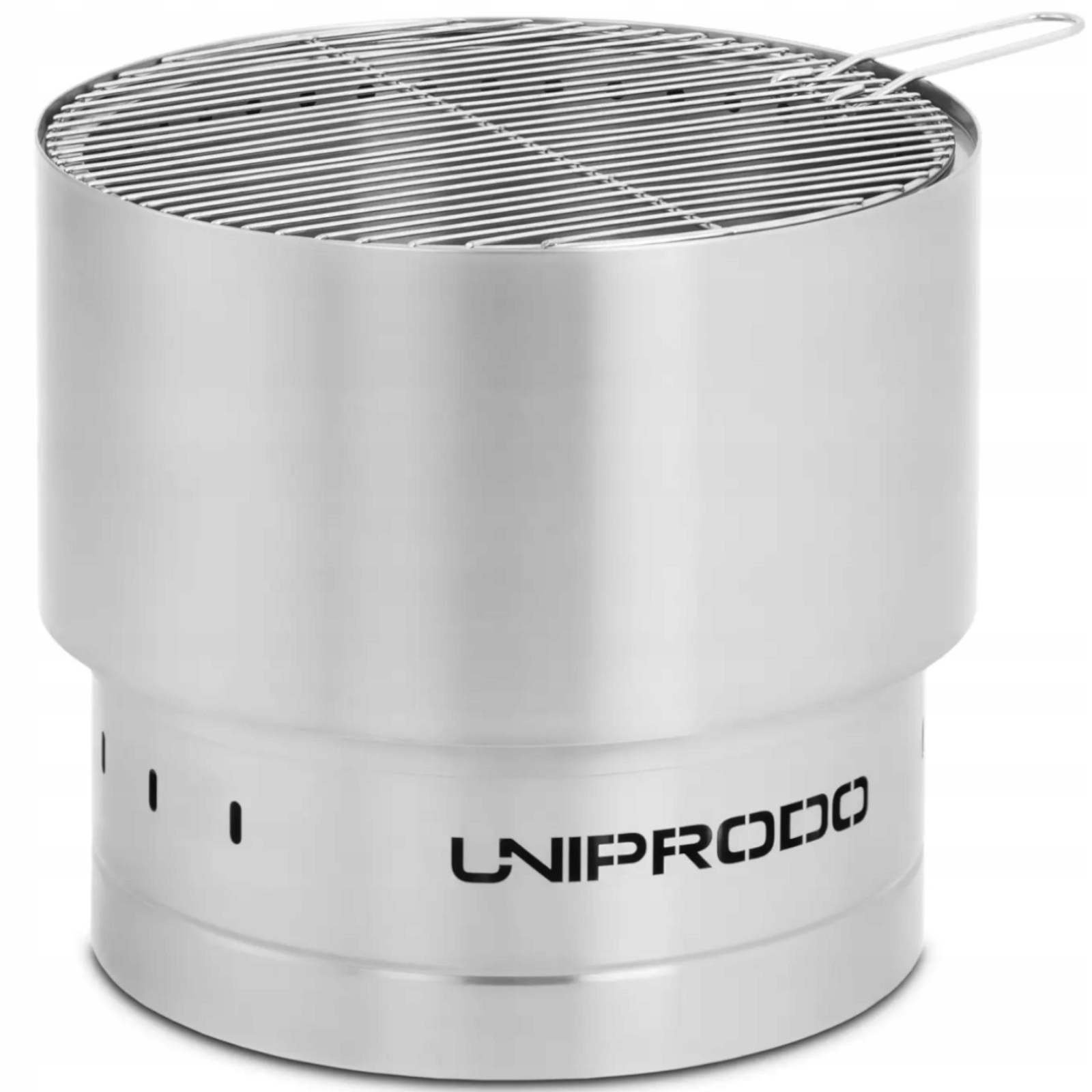 Záhradné ohnisko s grilovacím roštom oceľové 50 x 50 x 45 cm