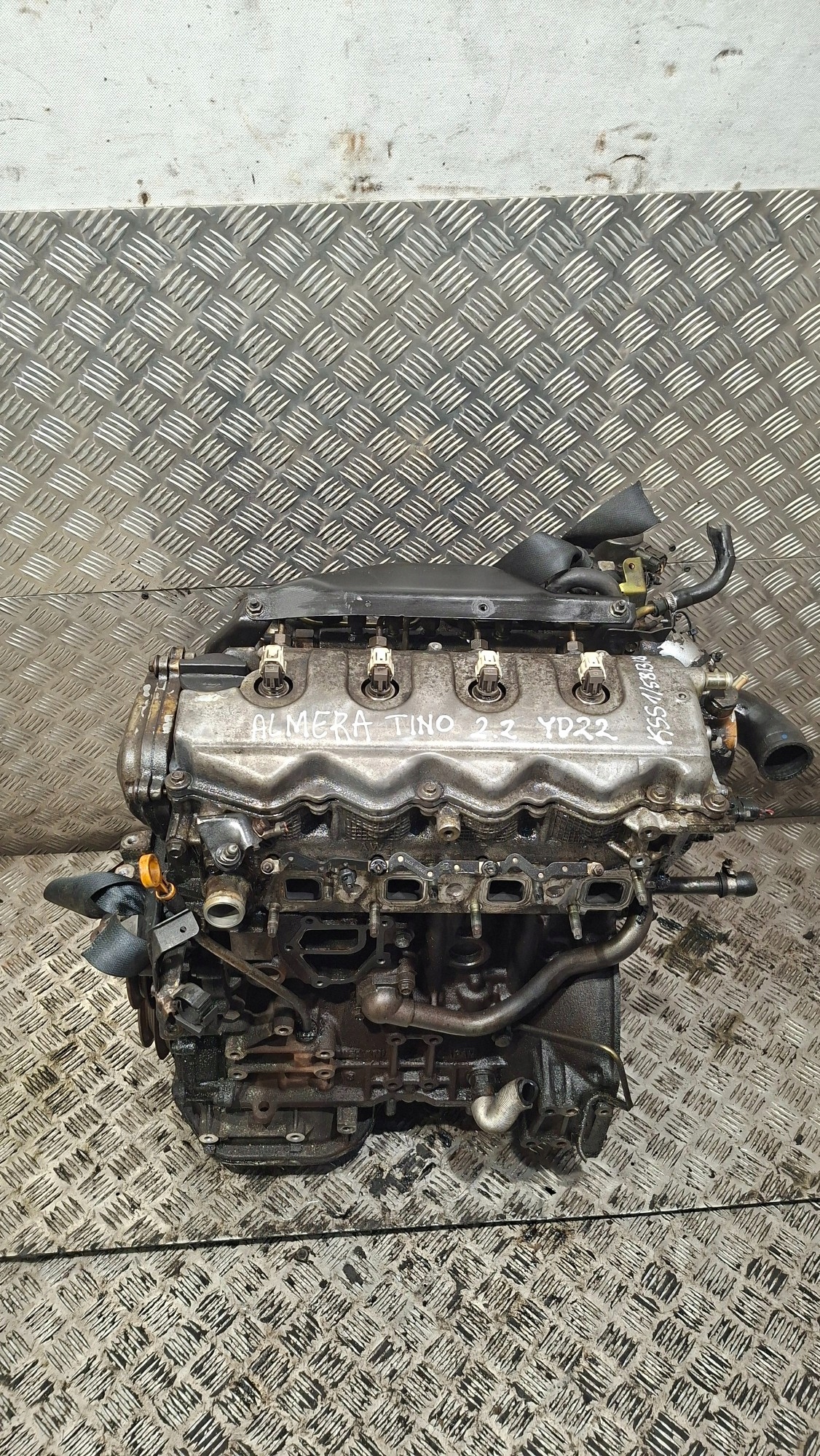 engine unprotected pillar NISSAN ALMERA TINO 2.2D YD22