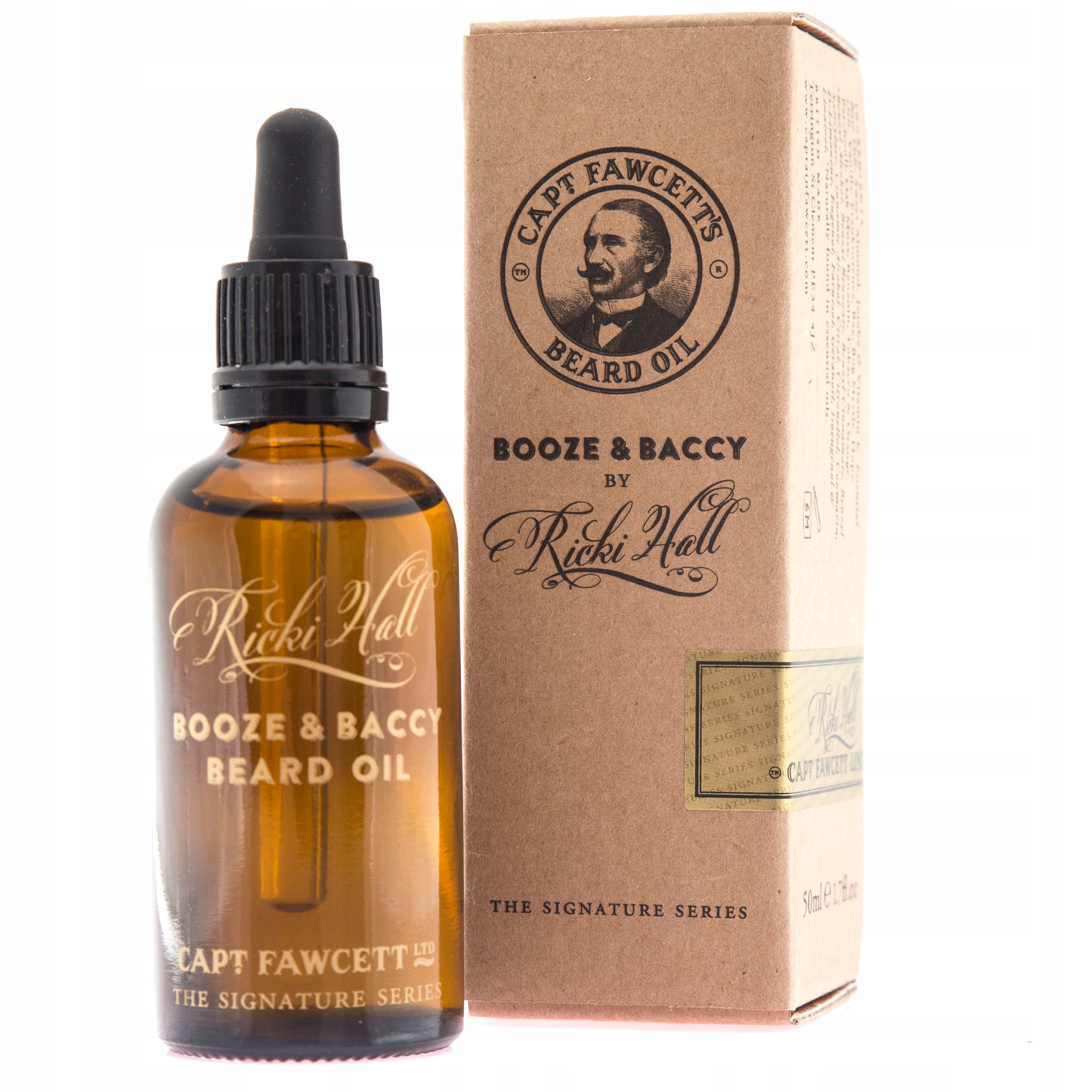Captain Fawcett Booze Baccy Olej na vousy 50 ml