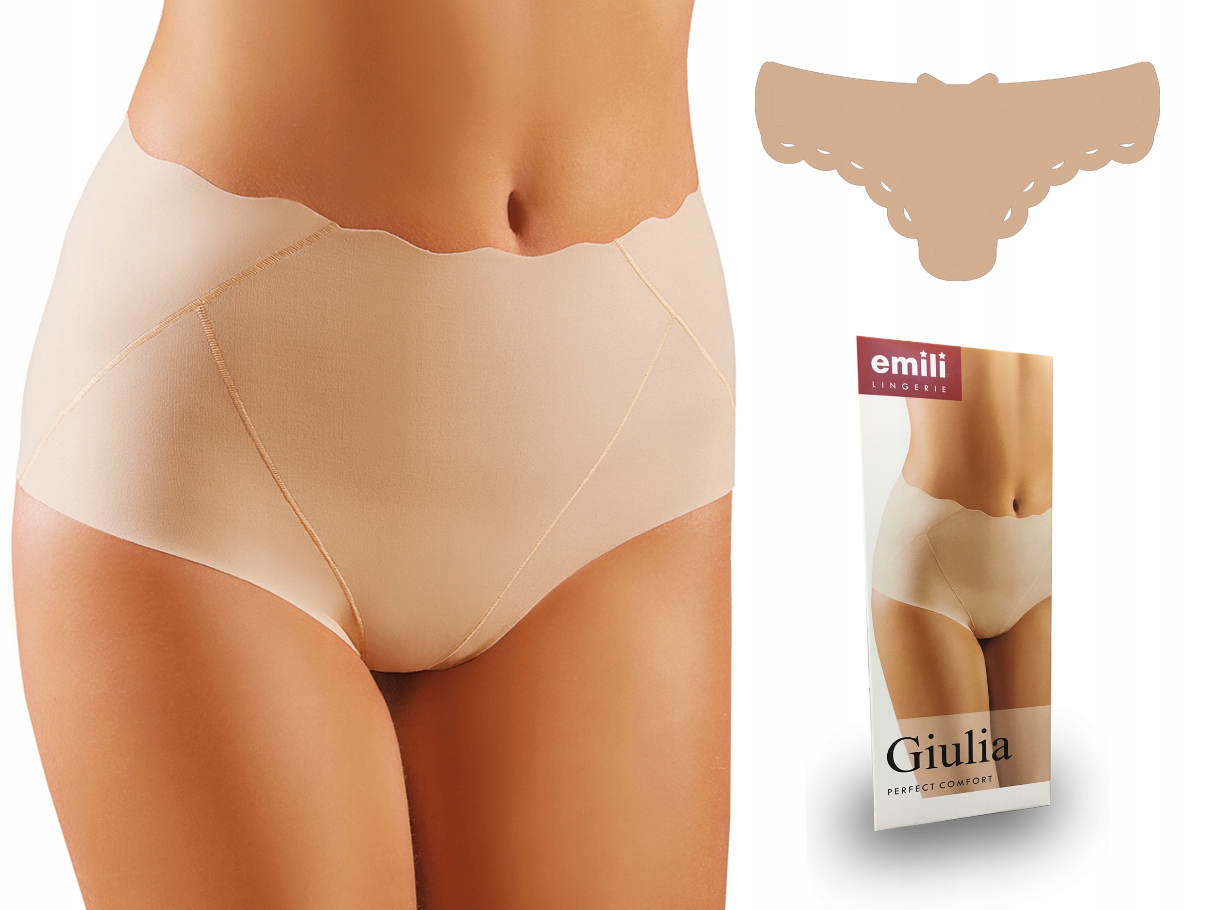 

Emili Giulia Figi Wyszczuplające beżowy 2XL