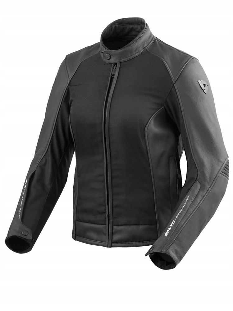 Damska kurtka skórzano-tekstylna moto r. 44