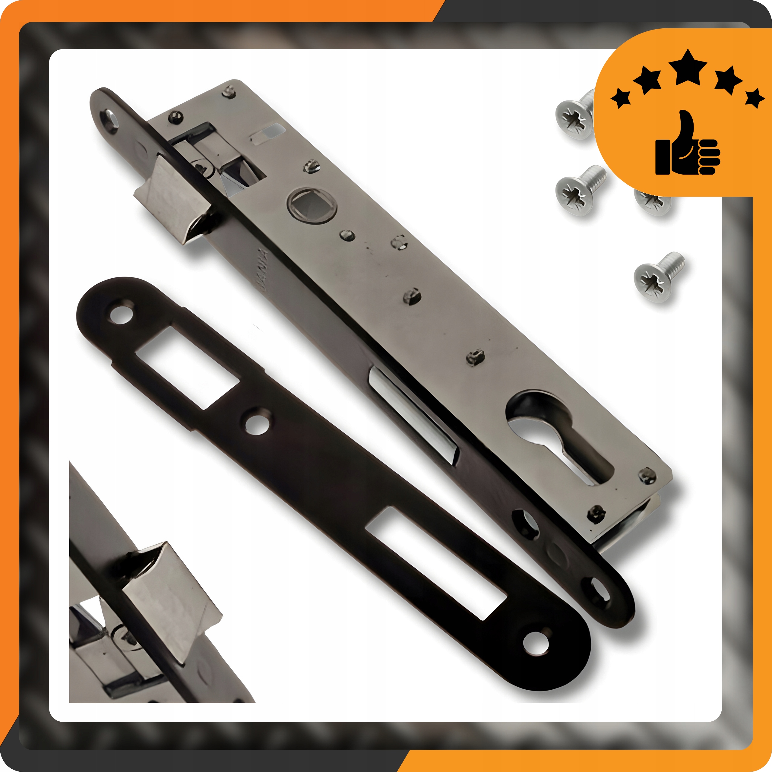 ツムギ　オプション品 Jania zamek wpuszczany wąski do drzwi furtek bram na wkładkę 90/22