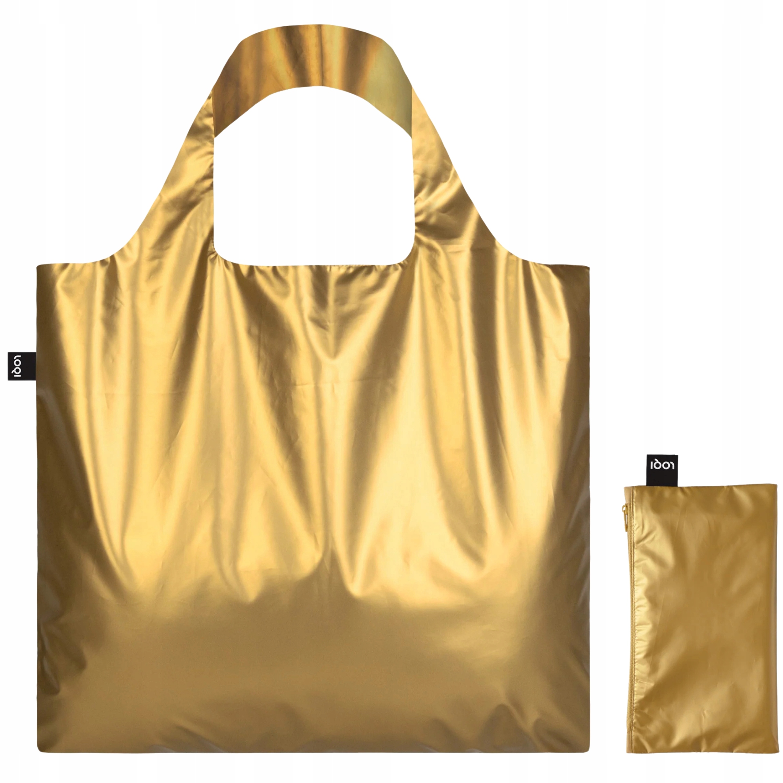 Nákupní taška Loqi Metallic Gold Bag