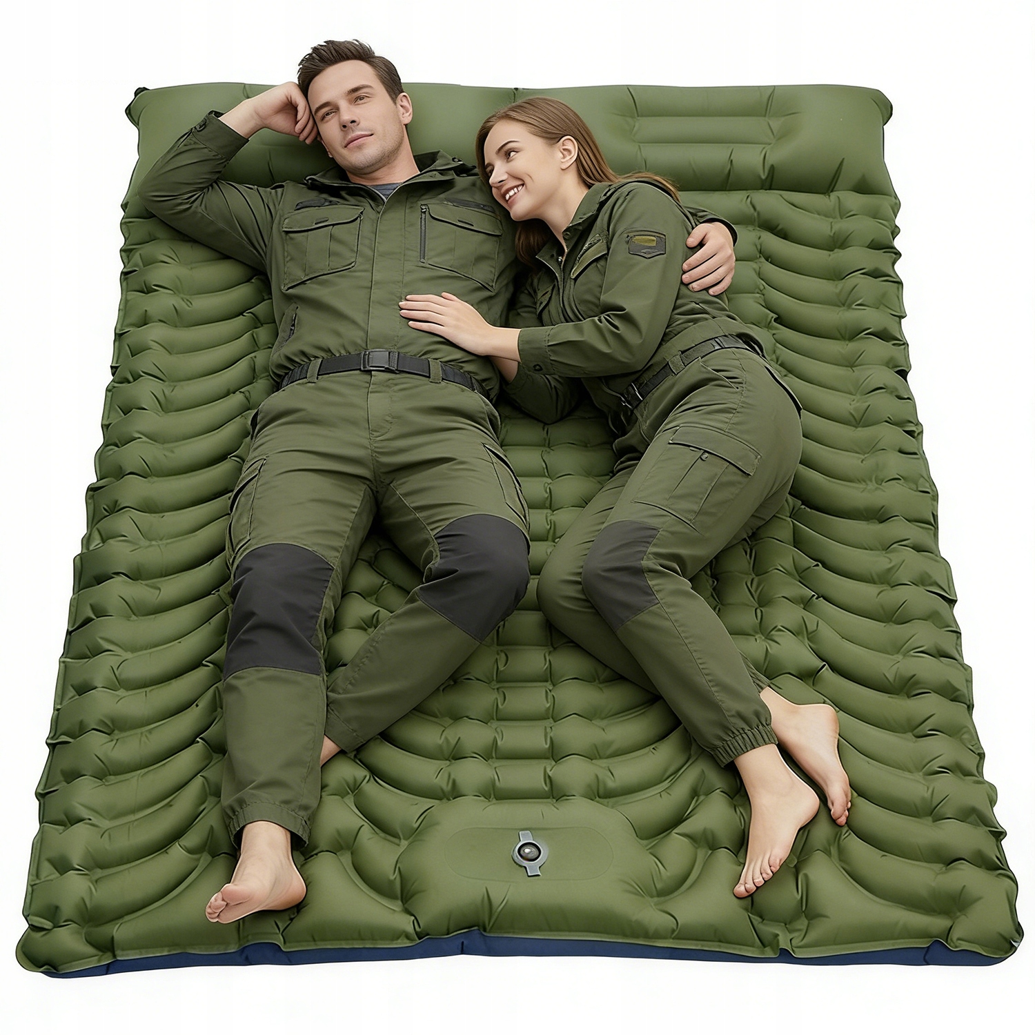 Samonafukovací Podložka Matrace Kampingová S Polštář 195 x 135 CM