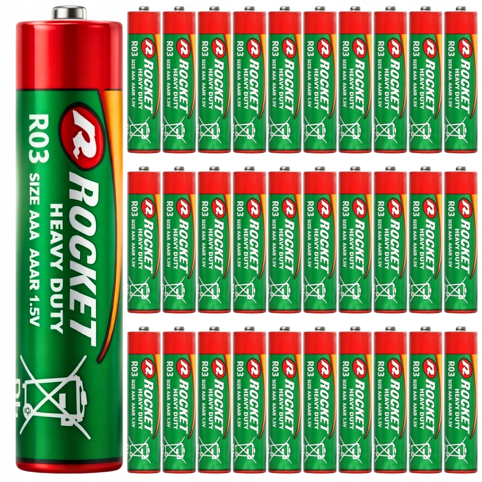 BATERIE BATERJE BATERIA AAA PALUSZKI 1.5V MOCNA MOCNE r3 r03