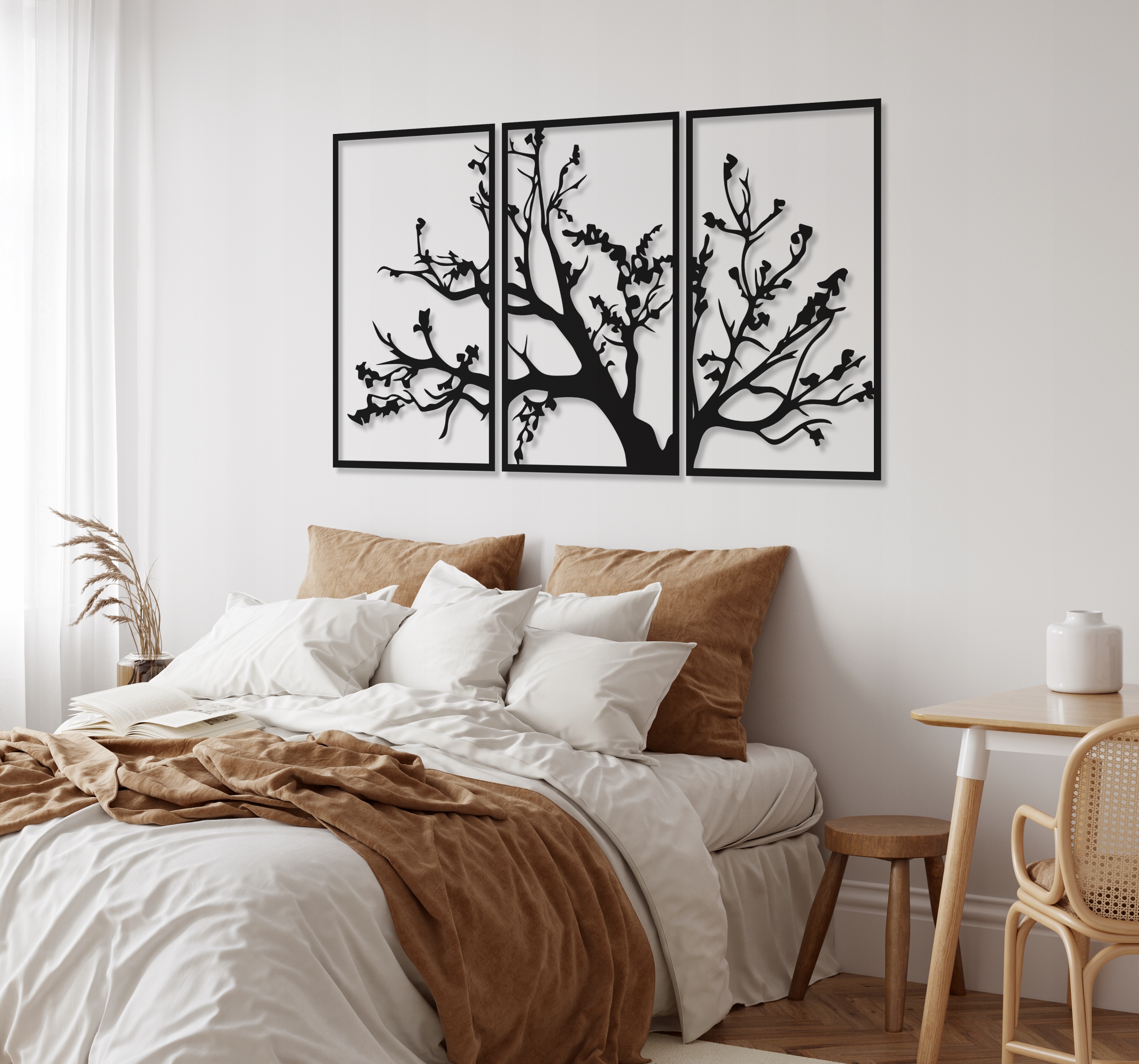 OBRAZ AŻUROWY 3D DEKORACJA ŚCIENNA PANELE AŻUROWE Wysokość produktu 65 cm