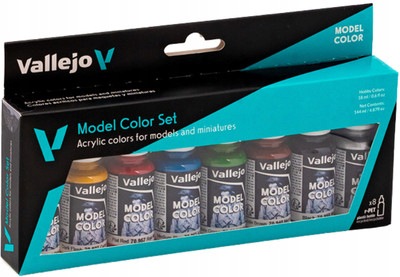 Vallejo 70260 Model Color Set Wargames Basics (8 x 18 ml)